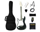 PAQUETE DE GUITARRA ZURDA NEGRA BELLATOR