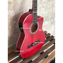 GUITARRA ELECTROACUSTICA MCCARTNEY ROJA