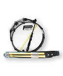 CAJA DE GUERRA TAMBOR POWER BEAT 12X25.4 TAHALI Y BAQUETAS