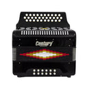ACORDEON CENTURY DE BOTONES TONO FA NEGRO C3012FAN