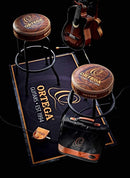 BANCO TABURETE CON ASIENTO GIRATORIO Y REPOSA PIES PARA MUSICOS