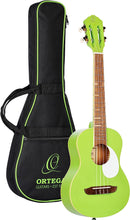 UKULELE ORTEGA TENOR CON FUNDA DELUXE GAUCHO GREEN APLE