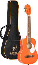 UKULELE ORTEGA TENOR CON FUNDA DELUXE GAUCHO ORANGE