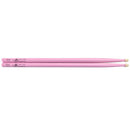 BAQUETAS LOS CABOS HICKORY PINK 5A PUNTA MADERA LCD5APINK