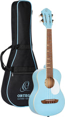 UKULELE ORTEGA TENOR CON FUNDA DELUXE GAUCHO SKY BLUE