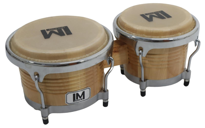 BONGOS LM DRUMS 7" Y 9" ARO CROMADO BD-110N