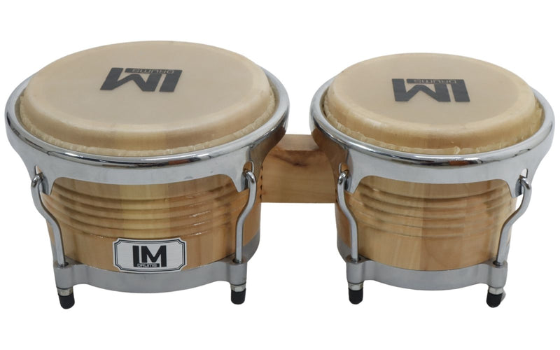 BONGOS LM DRUMS 7" Y 9" ARO CROMADO BD-110N