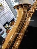 SAXOFON TENOR KLINGT FT-6435L DORADO