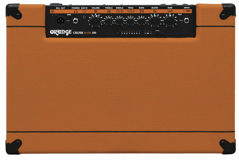 AMPLIFICADOR COMBO ORANGE ''CRUSH'' PARA BAJO ELECTRICO 100 W,