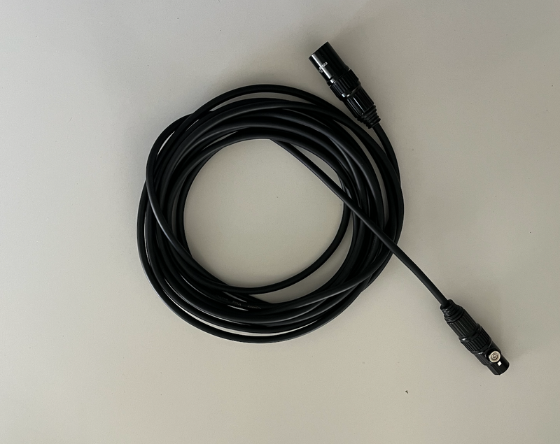 CABLE PROFESIONAL XLR/XLR PARA MICROFONO Y AUDIO 6 METROS