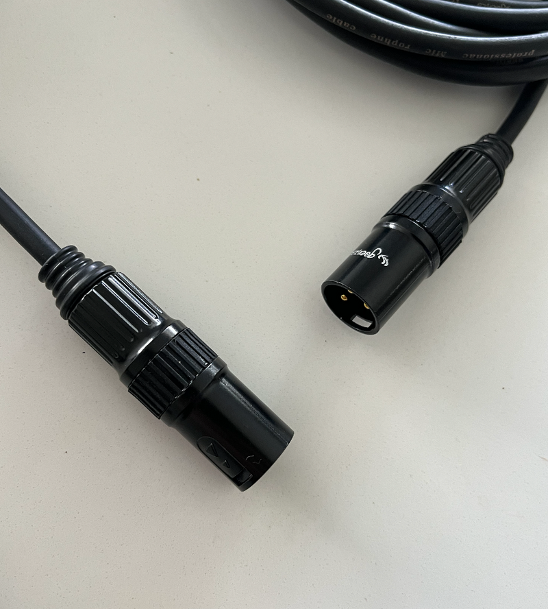 CABLE PROFESIONAL XLR/XLR PARA MICROFONO Y AUDIO 6 METROS