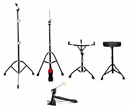BATERIA ACUSTICA 5 PIEZAS EVOLUTION ATRILES PLATILLOS BANCO Y BAQUETAS