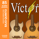ENCORDADURA VICTOR PARA BAJO QUINTO, ACERO INOXIDABLE