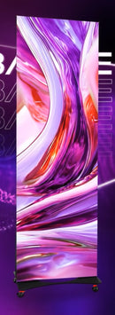 PANTALLA BANNER LED CON LLANTAS PITCH 2.5 INTERIOR 640X1920 MM