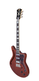 GUITARRA ELECTRICA SEMIHUECA D'ANGELICO BEDFORD DELUXE MATTE WALNUT