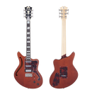 GUITARRA ELECTRICA SEMIHUECA D'ANGELICO BEDFORD DELUXE MATTE WALNUT