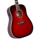 GUITARRA ELECTROACUSTICA D'ANGELICO LEXINGTON TRANS BLACK CHERRY BURST