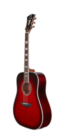 GUITARRA ELECTROACUSTICA D'ANGELICO LEXINGTON TRANS BLACK CHERRY BURST