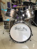 BATERIA HEAD-PRO JUNIOR BRONCE METALICO 5PZ