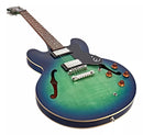 GUITARRA ELECTRICA EPIPHONE DOT DELUXE FLAME MAPLE ETDDAMNH1