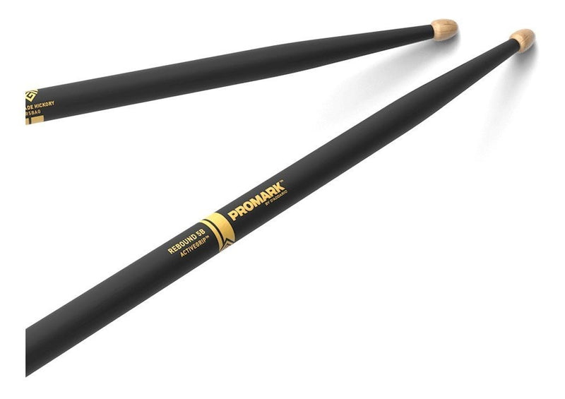 BAQUETAS PROMARK 5B REBOUND HICKORY PUNTA MADERA R5BAG