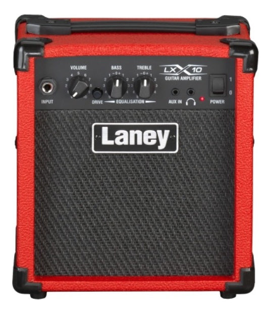 AMPLIFICADOR LANEY GUITARRA ELECTRICA 10W LX10-RED