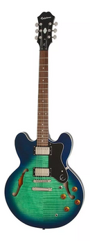 GUITARRA ELECTRICA EPIPHONE DOT DELUXE FLAME MAPLE ETDDAMNH1