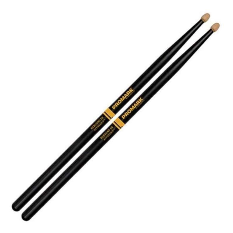 BAQUETAS PROMARK 5B REBOUND HICKORY PUNTA MADERA R5BAG