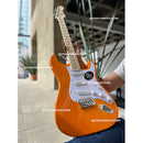 Paquete Guitarra Electrica Jethro Naranja