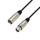 CABLE ADAM HALL PARA MICROFONO XLR-XLR 6MTS