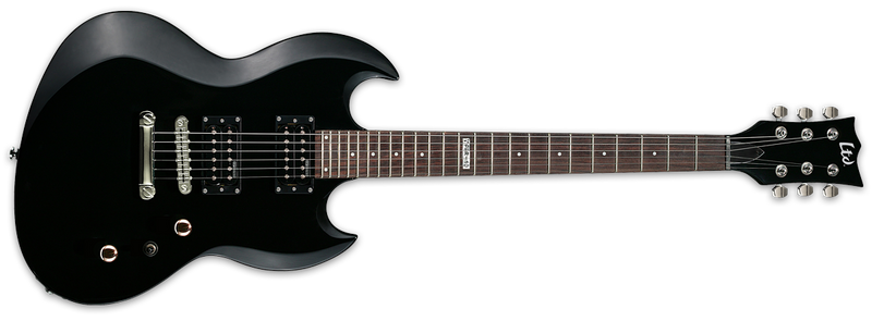 GUITARRA ELECTRICA LTD BY ESP TIPO SG CON FUNDA LVIPER10KITBLK