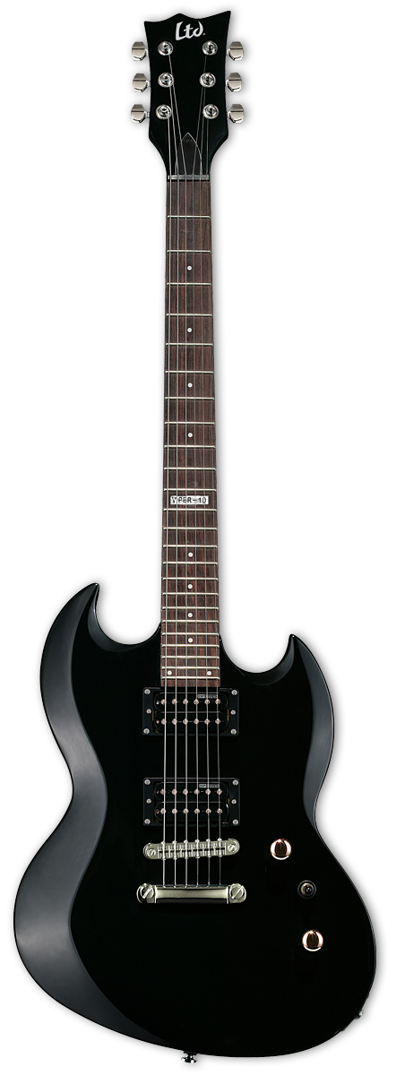 GUITARRA ELECTRICA LTD BY ESP TIPO SG CON FUNDA LVIPER10KITBLK