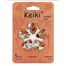 PAQUETE DE 5 PLUMILLAS ORTEGA KEIKI EL MUERTO