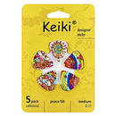 PAQUETE DE 5 PLUMILLAS ORTEGA KEIKI PEACE 68'