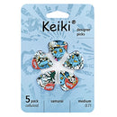 PAQUETE DE 5 PLUMILLAS ORTEGA KEIKI SAMURAI