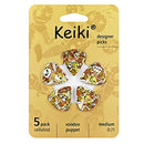 PAQUETE DE 5 PLUMILLAS ORTEGA KEIKI VOODOO PUPPET
