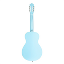GUITARRA ACUSTICA  CLASICA ORTEGA CON FUNDA DELUXE SERIE GAUCHO SKY BLUE