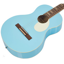 GUITARRA ACUSTICA  CLASICA ORTEGA CON FUNDA DELUXE SERIE GAUCHO SKY BLUE