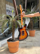 GUITARRA ELECTRICA TAGIMA TW61 JAZZ MASTER SOMBREADA GOLPEADOR VINO