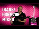 BAJO ELECTRICO IBANEZ GSRM20B-WK "SDGR" MIKRO NEGRO EROSIONADO