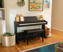 PIANO DIGITAL ROLAND RP107-BK CON BASE Y PEDALERA