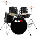 BATERIA DRUMCO 5 PZAS NEGRA 22/13/16/14