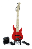 PAQUETE GUITARRE ELECTRICA JR LOGAN ROJA