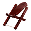 BANCO PIE DE MADERA AJUSTABLE ORTEGA WINE RED