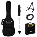 PAQUETE DE BAJO ELECTRICO NEGRO BELLATOR