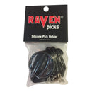 COLLAR CON PORTAPLUMILLA D/SILICON RAVEN