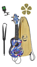 PAQUETE UKULELE SOPRANO ORTEGA SPACEMAN
