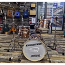 BATERIA EVOLUTION 4 PZAS. AZUL METALICO