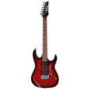 GUITARRA IBANEZ GRX70QA-TRB ELECTRICA ROJA TRANSP.