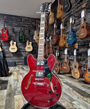 GUITARRA ELECTRICA SEMIHUECA SMIGER ROJA